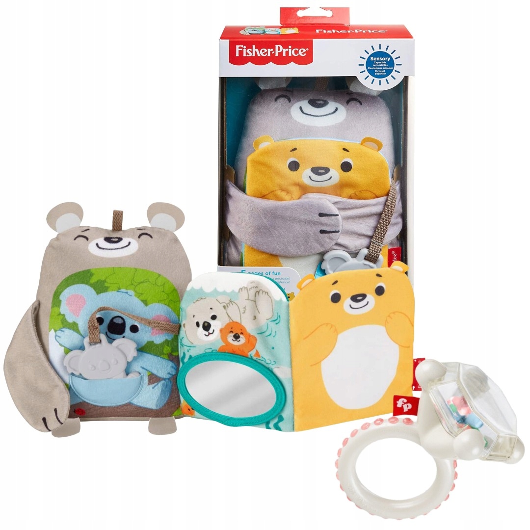 

Fisher Price Książeczka Sensoryczna Grzechotka