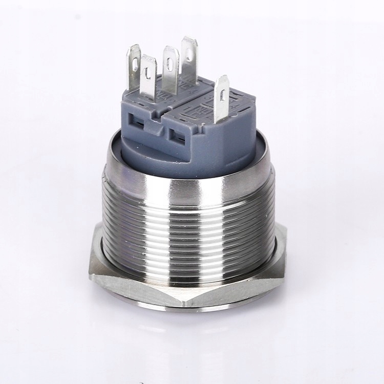 PRZYCISK MONOSTABILNY WANDALOODPORNY 250V 5A 30x35MM ZIELONY Marka inna