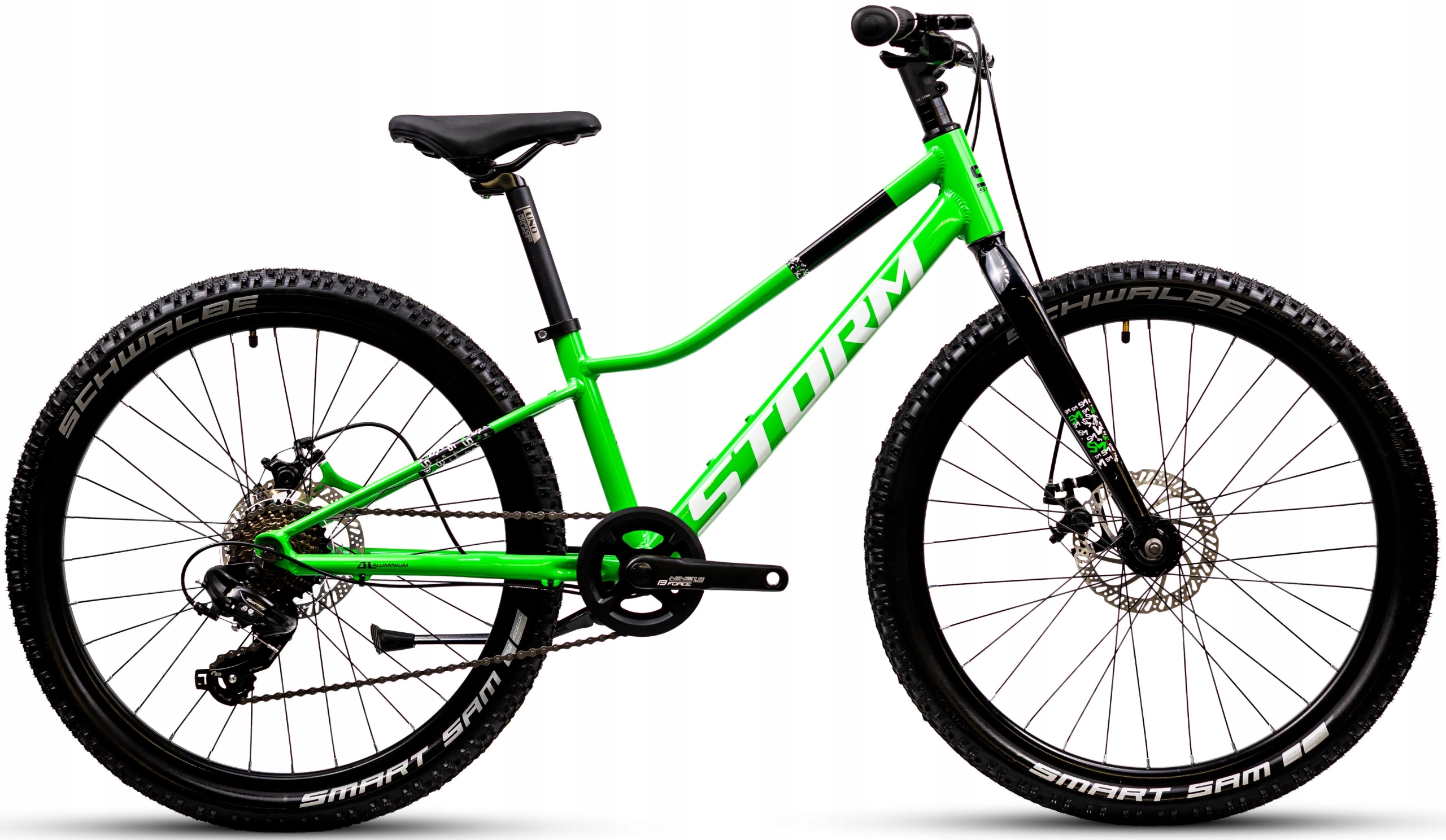 Rower Młodzieżowy 24 Storm Rocky 2 2HD rama 11 24 zielony 1x7 2026