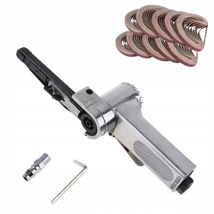 Pneumatická Pásová Bruska 10×330 mm 25x Bezkoncová Páska