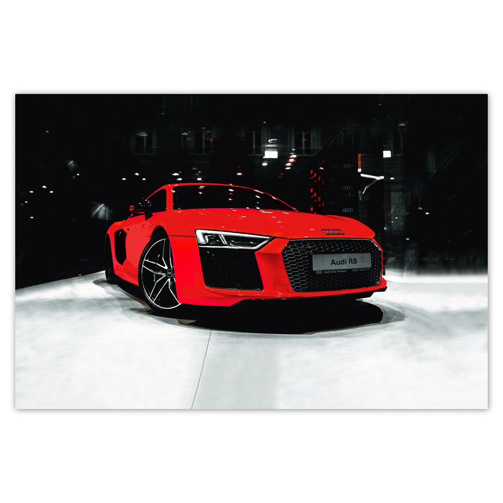 

Plakaty 93x62 Czerwone Audi R8