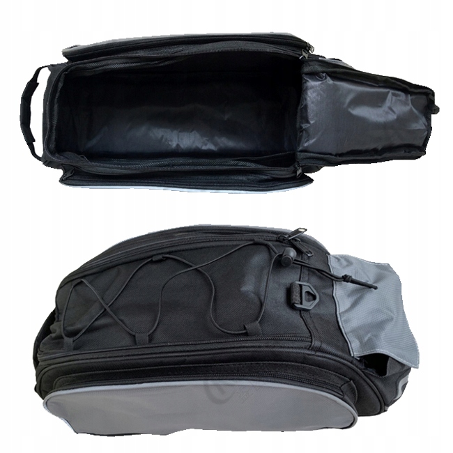 WYTRZYMAŁA Torba Rowerowa DUŻA Sakwa KUFER NA BAGAŻNIK ramię 13 L + PAS Rodzaj tylna