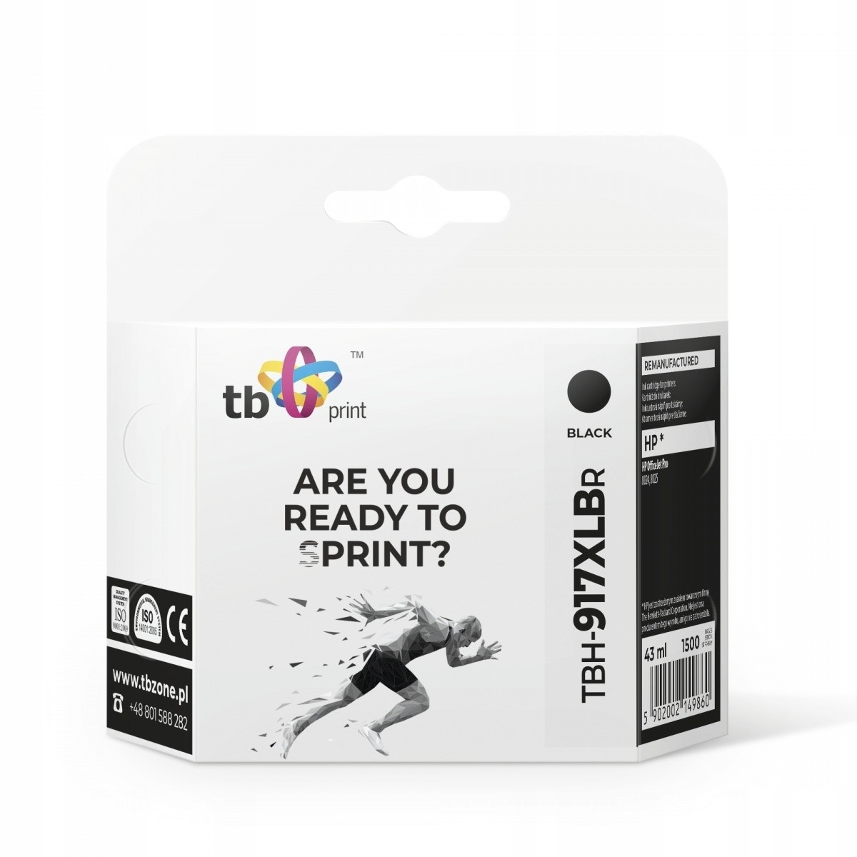 Tb Print Tusz do Hp OfficeJet Pro 8025 TBH-917XLBR Bk ref.