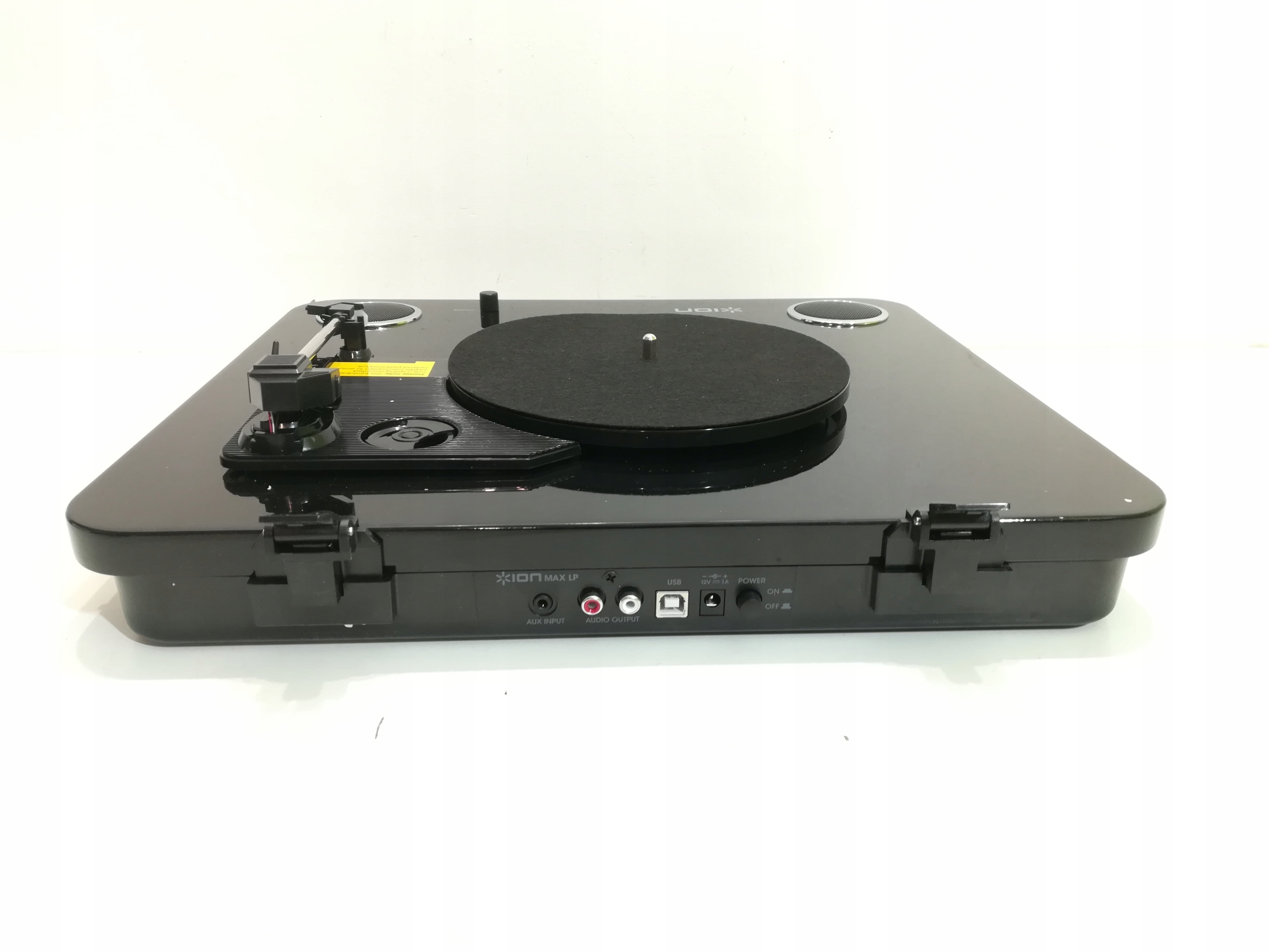 Gramofon ION MAX LP BK Czarny Napęd paskowy
