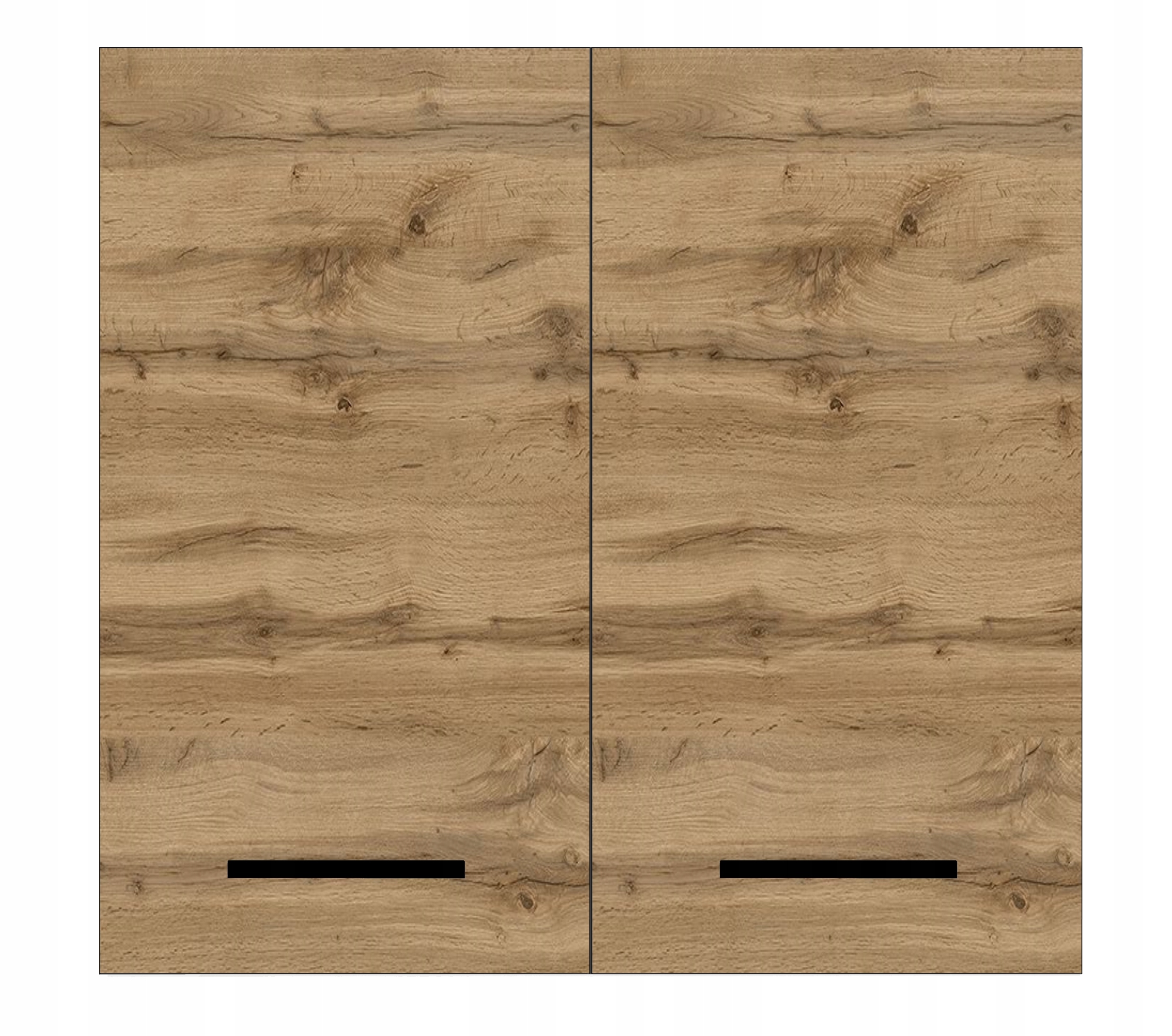 Koupelnová skříňka 60 x 60 cm Dub Wotan šedá závěsná do koupelny