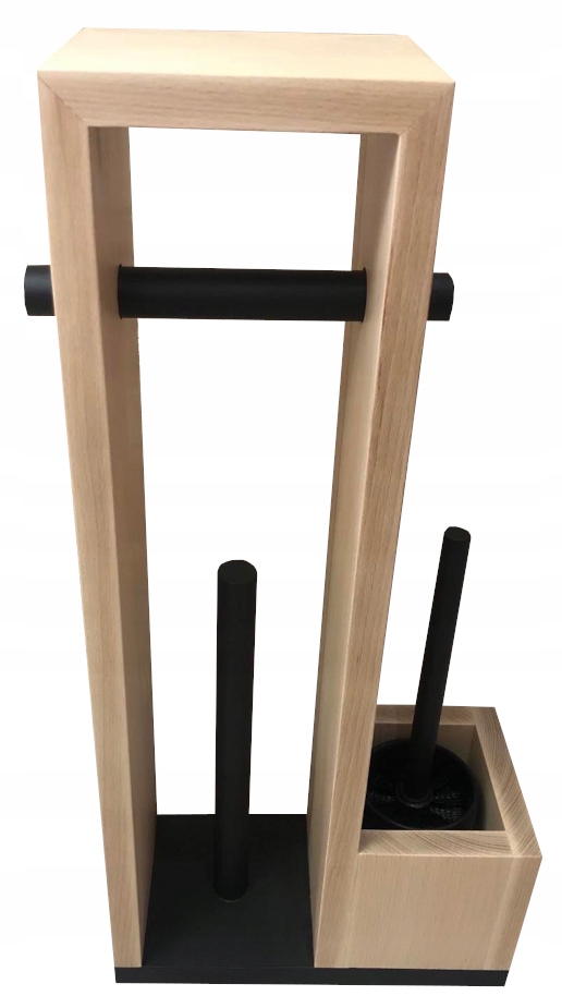 

Stojak drewniany na papier toaletowy Loft do Wc