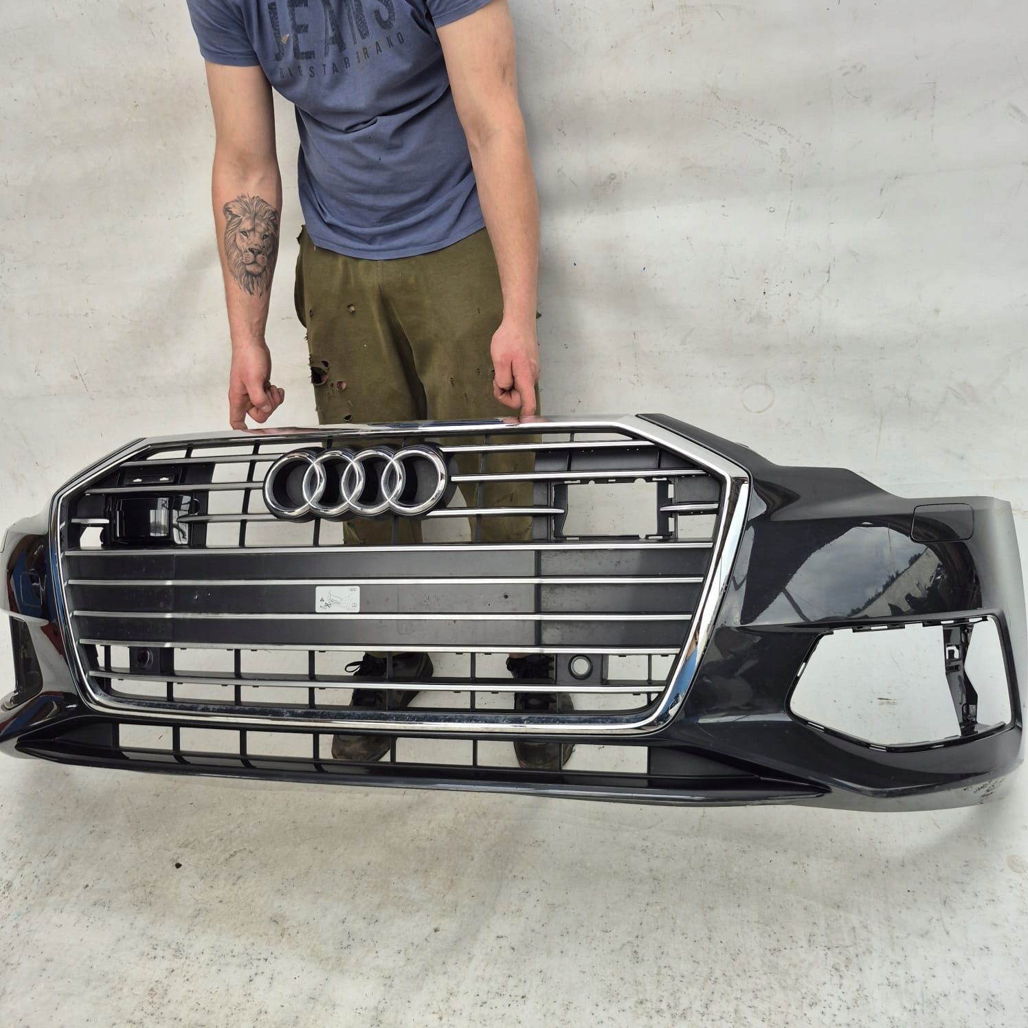 AUDI A6 C8 4K 18-25 bumper front front washer PDC