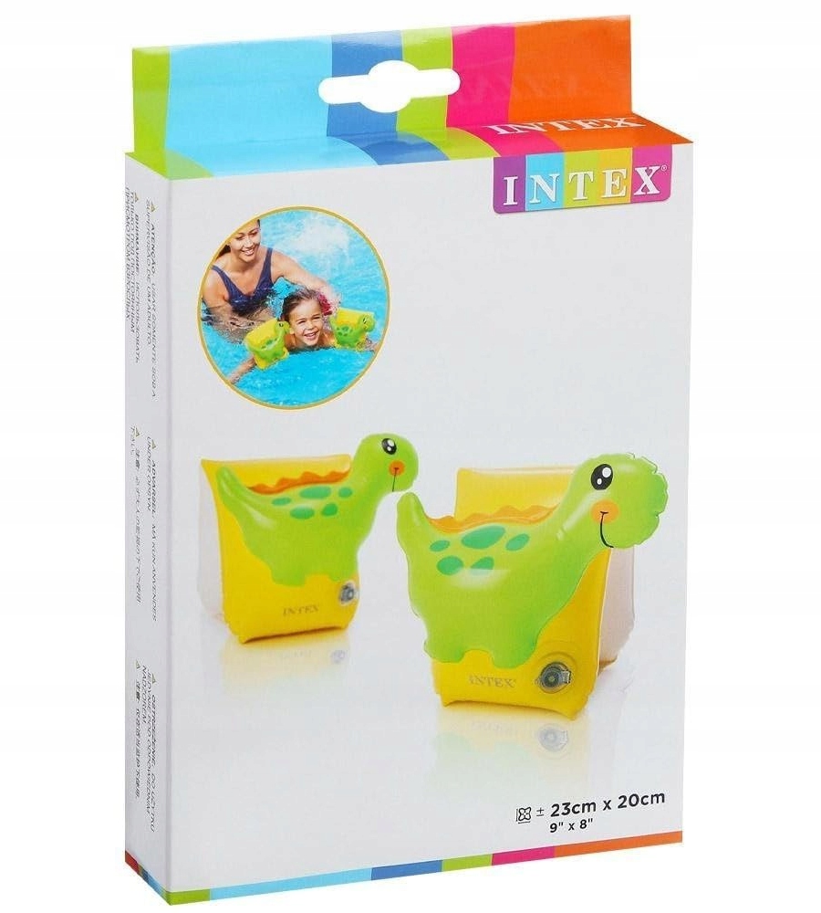 RĘKAWKI DO PŁYWANIA DINOZAURY INTEX 23 x 20 CM PŁYWACZKI Kod producenta 9785519703666