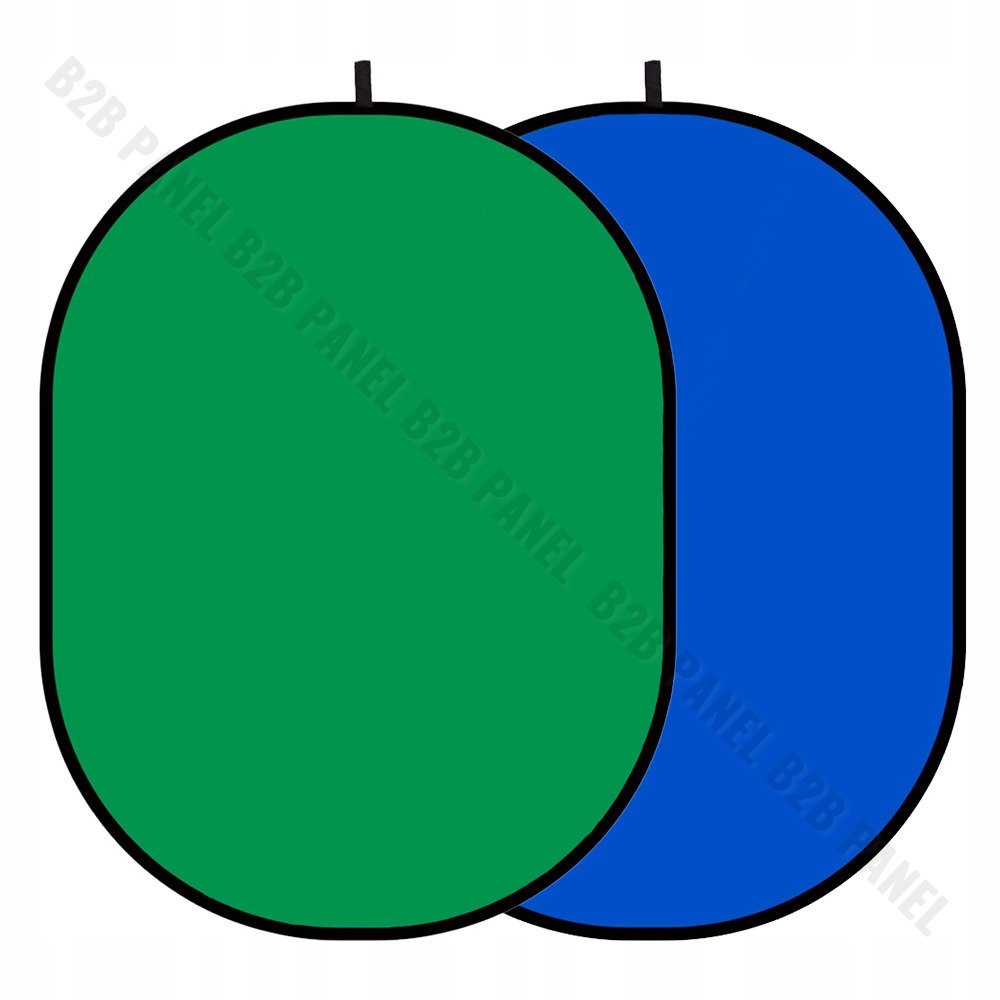 GlareOne FB1520 składane tło chromakey 150x200 cm zielone/niebieskie