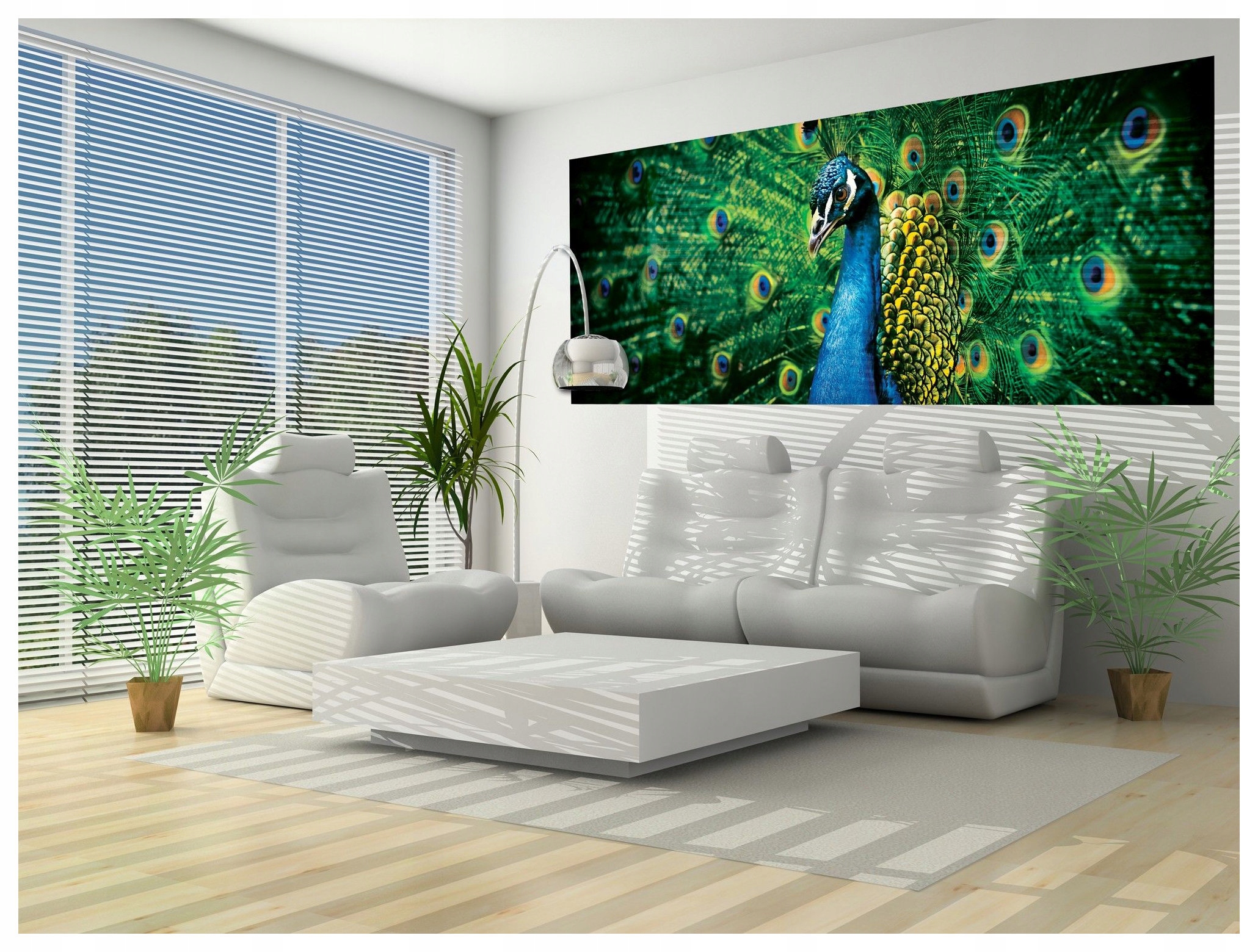 Fototapeta Flizelina Pávi Exotika a elegance ve vašem domě 250x104 lepidlo