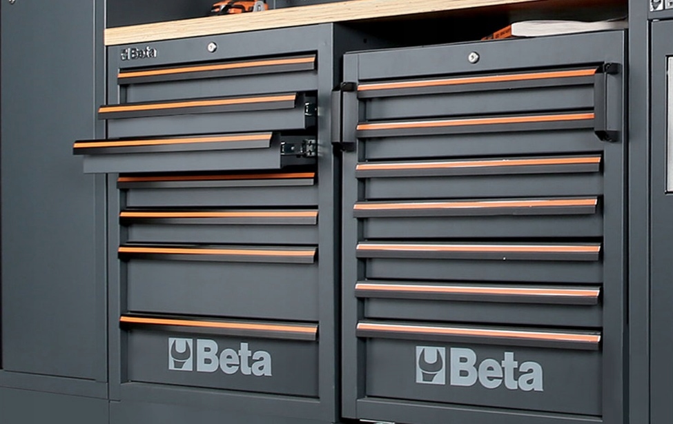 КОМПЛЕКТ МЕБЕЛЬ ДЛЯ МАСТЕРСКОЙ МОДУЛЬНАЯ БЕТА C45PRO В