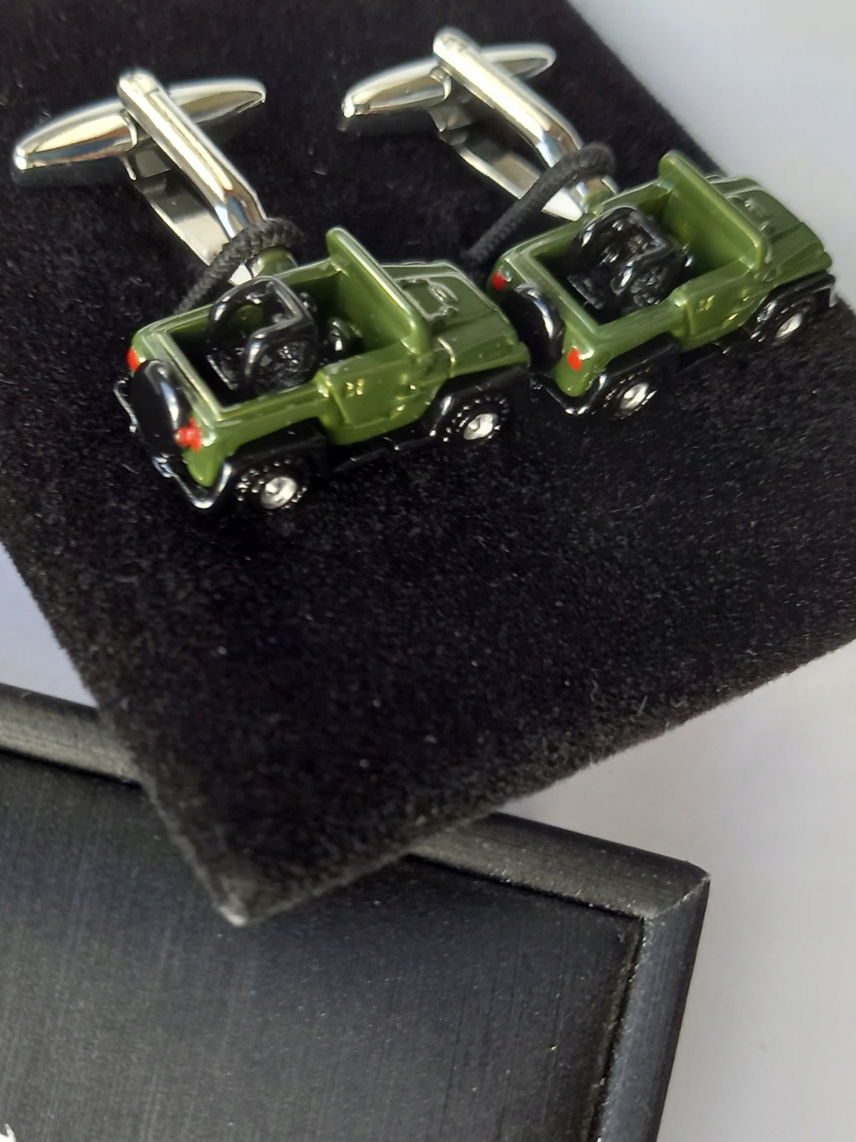 Manžetové knoflíčky Exc Offroad Terénní plyn Jeep Wrangler Pouzdro Satén