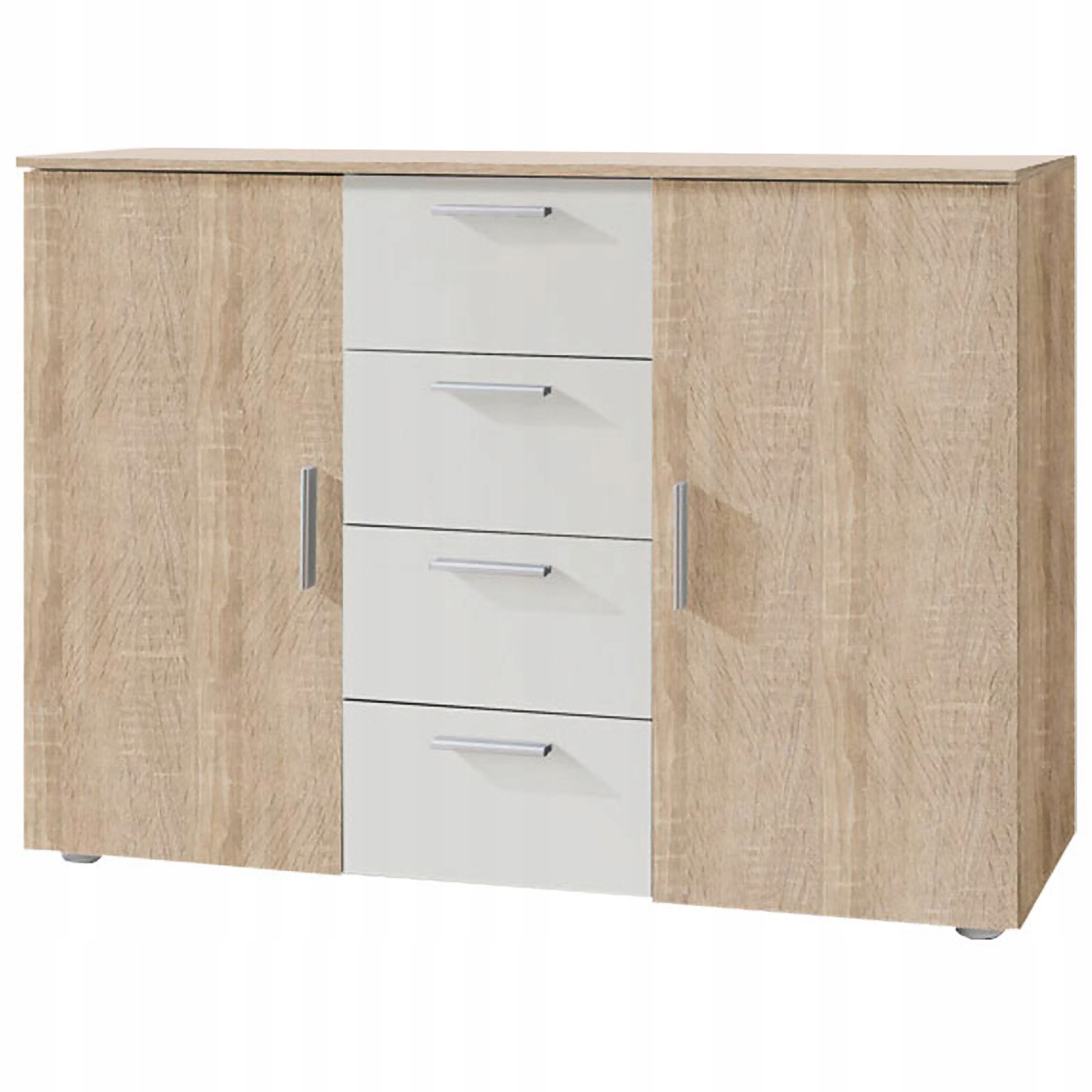

Komoda do sypialni 132 cm dwudrzwiowa 4 szuflady