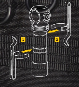 LATARKA RĘCZNA AKUMULATOROWA WIELOFUNKCYJNA TRWAŁA NA ROWER BARWA CIEPŁA Kolor dominujący czarny