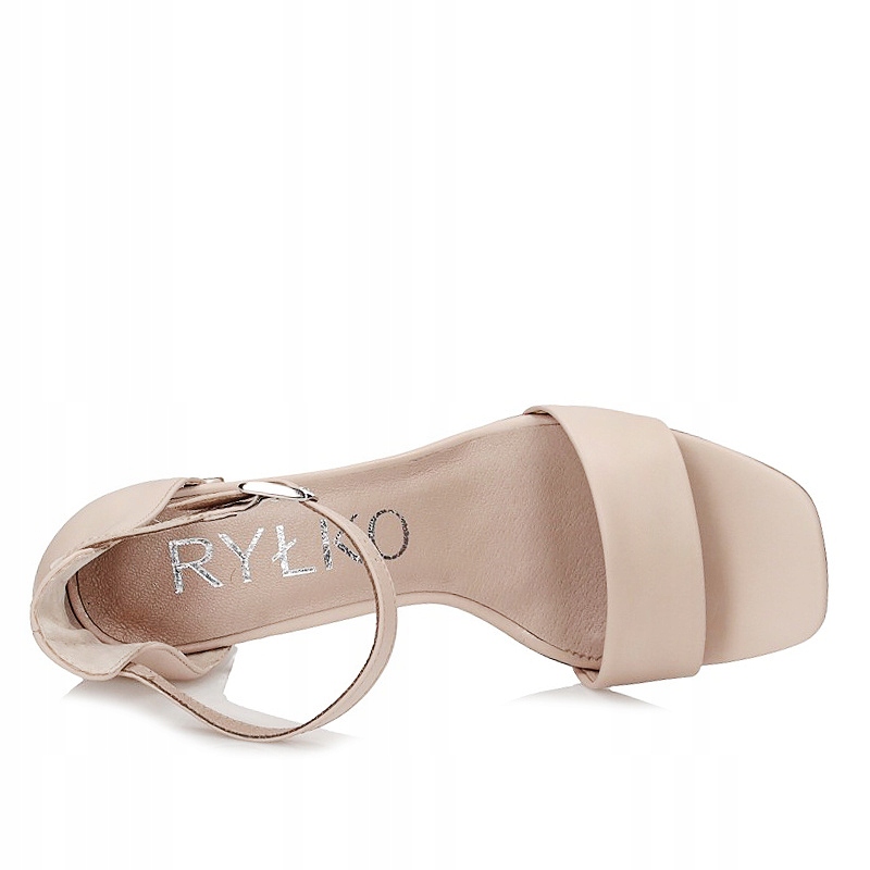 Eleganckie Sandały na słupku Ryłko 7VFT4_T5 beżowy Kod producenta 7vft4