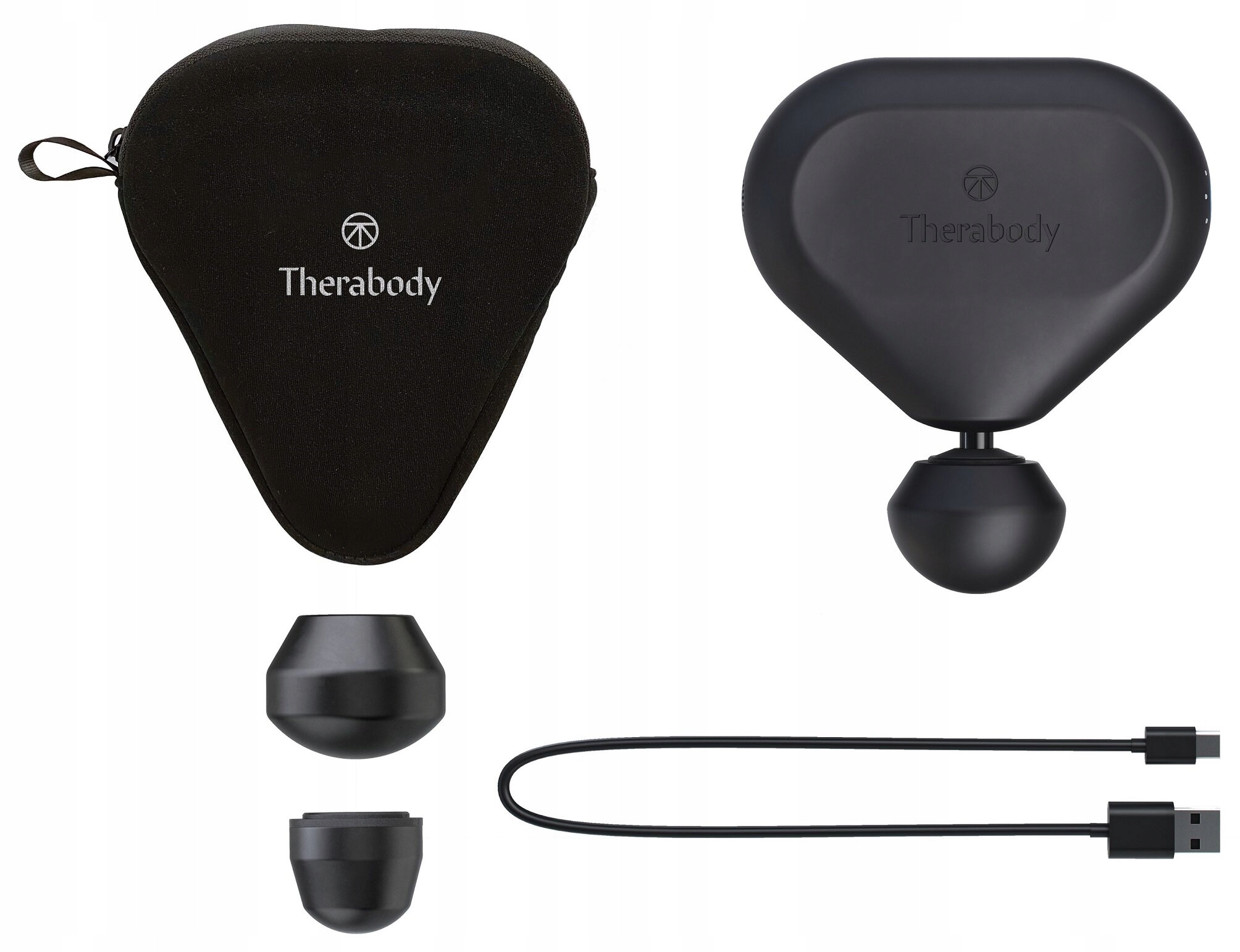 THERAGUN Mini 20 Kompaktowy Masażer Ręczny Z QuietForce 3 Końcówki — miniatura 9
