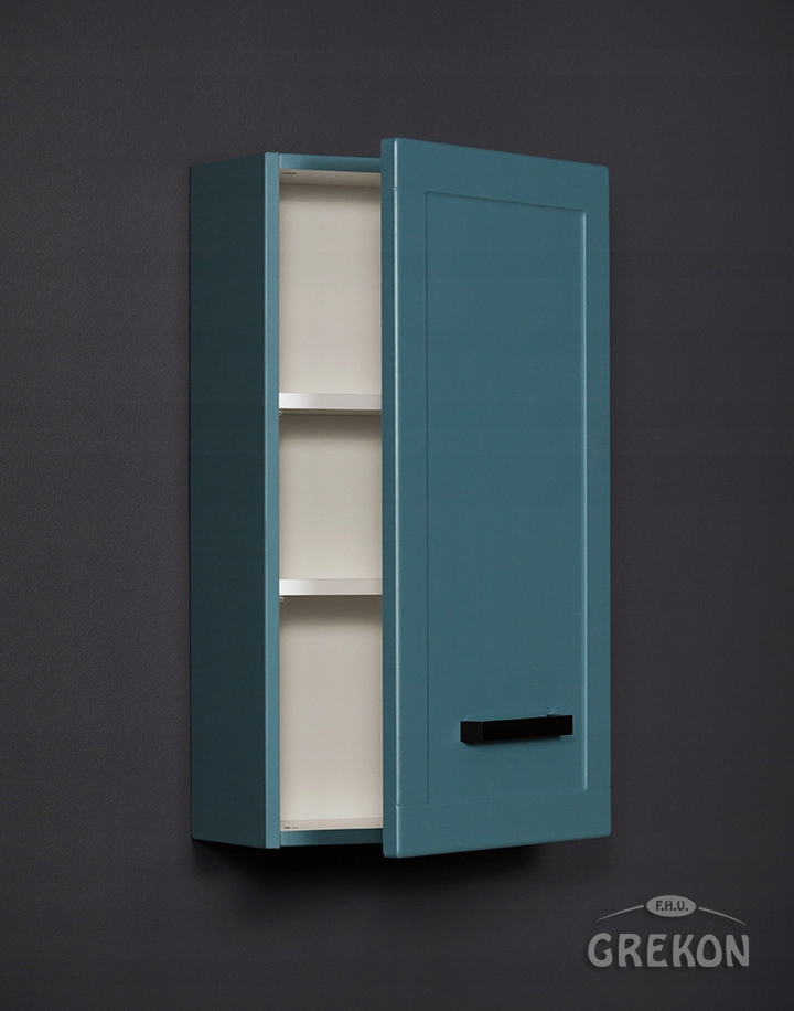 MEIVA meble łazienkowe niebieska szafka wisząca Głębokość mebla 20 cm