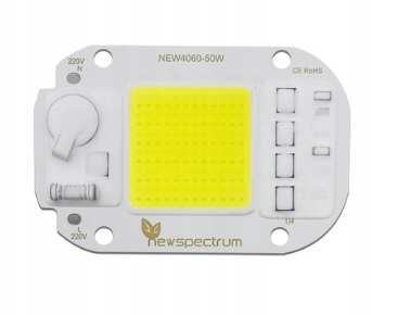 

Led Cob 50W 220V-230V Biała Zimna Pasta