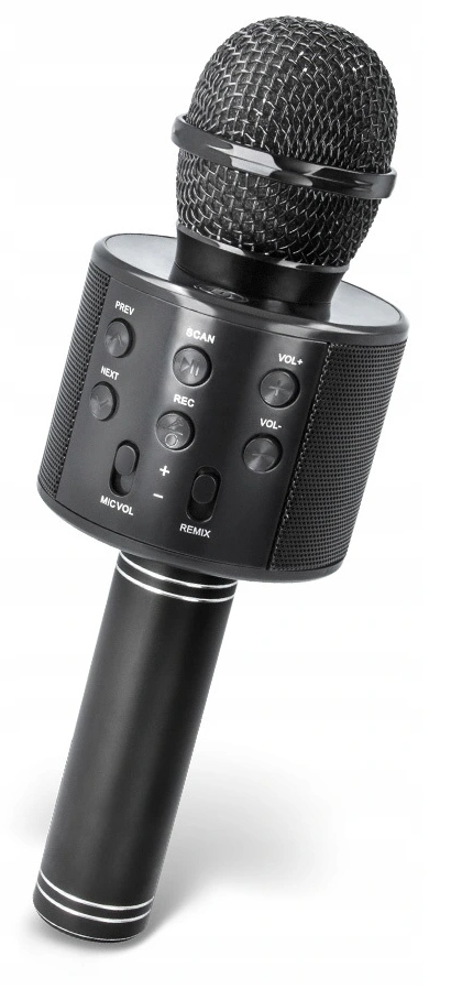 Forever Audio MIKROFON KARAOKE BLUETOOTH czarny Rodzaj do karaoke