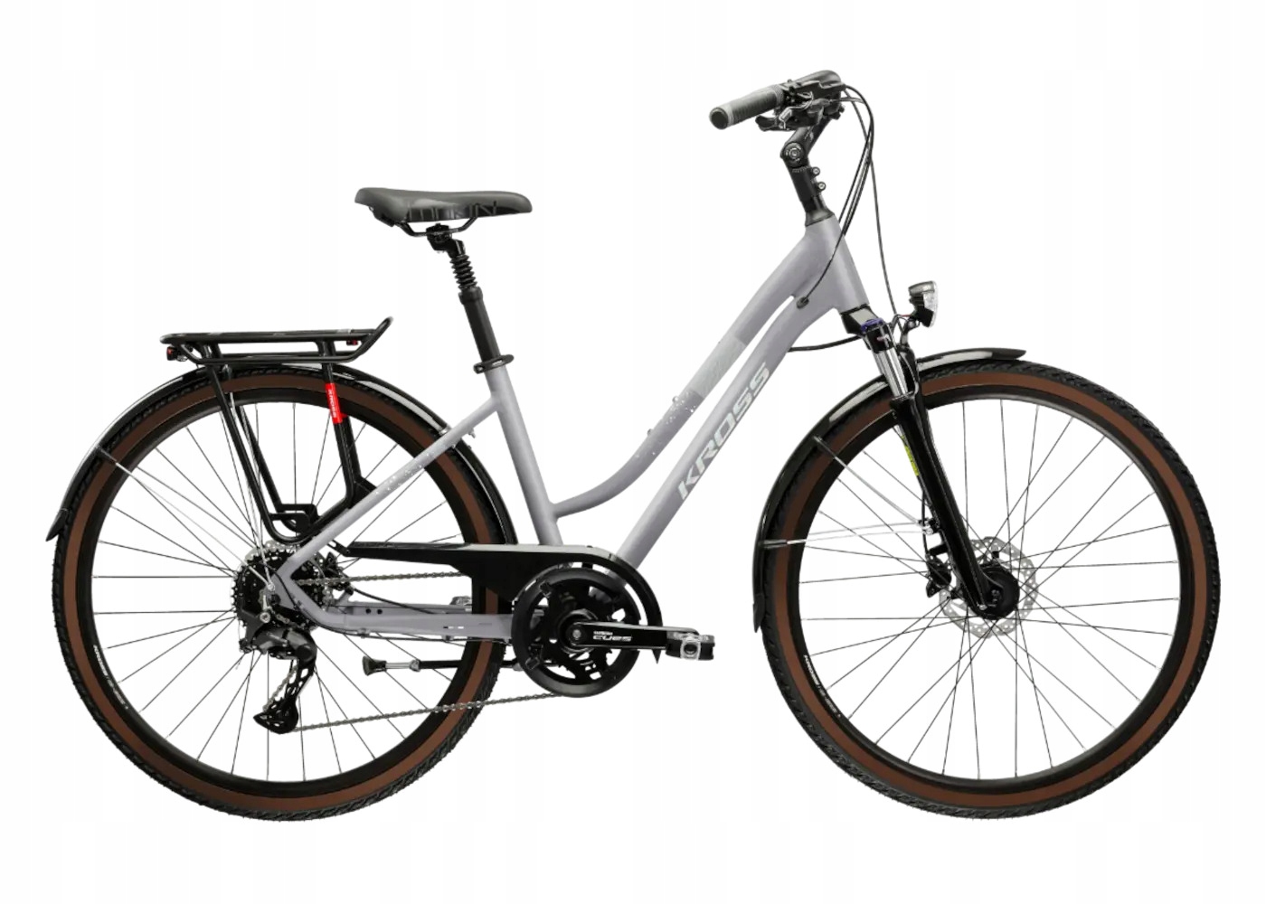 Rower Trekkingowy Kross 28" Trans 5.0 Ult.ra L/19" Srebrny/holo/matowy