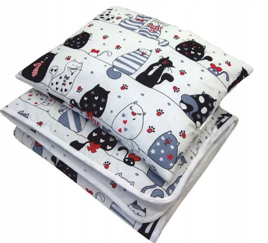 Pościel 75x100 do przedszkola + poduszka + imię