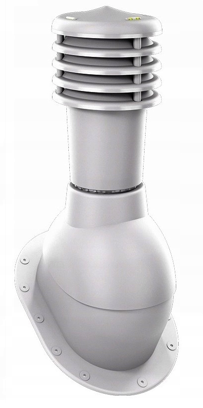 KOMINEK WEN. 125 NA BLACHY PŁASKIE SZARY 7036