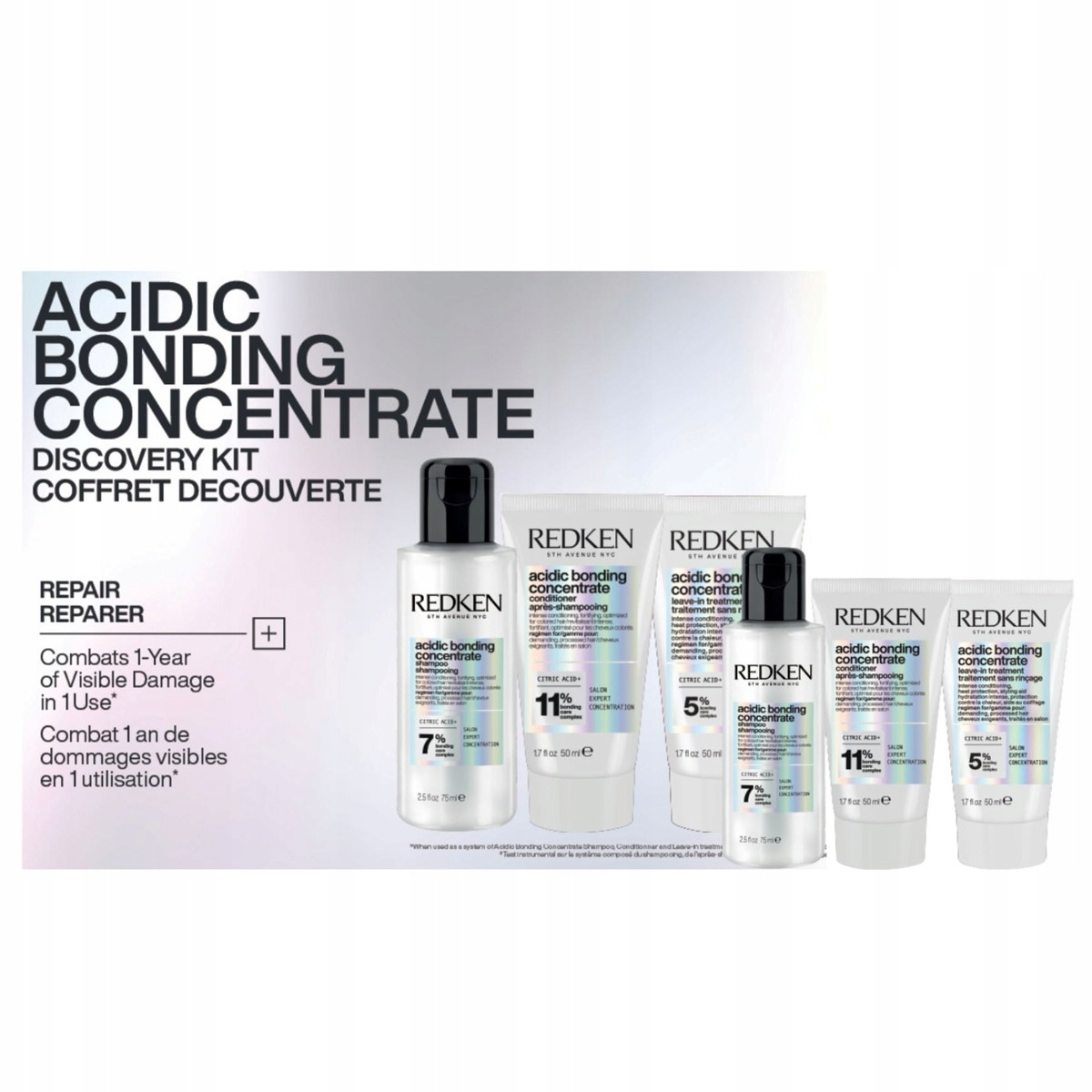 Redken Acidic Bonding Concentrate šampon kondicionér výživný krém sada mini
