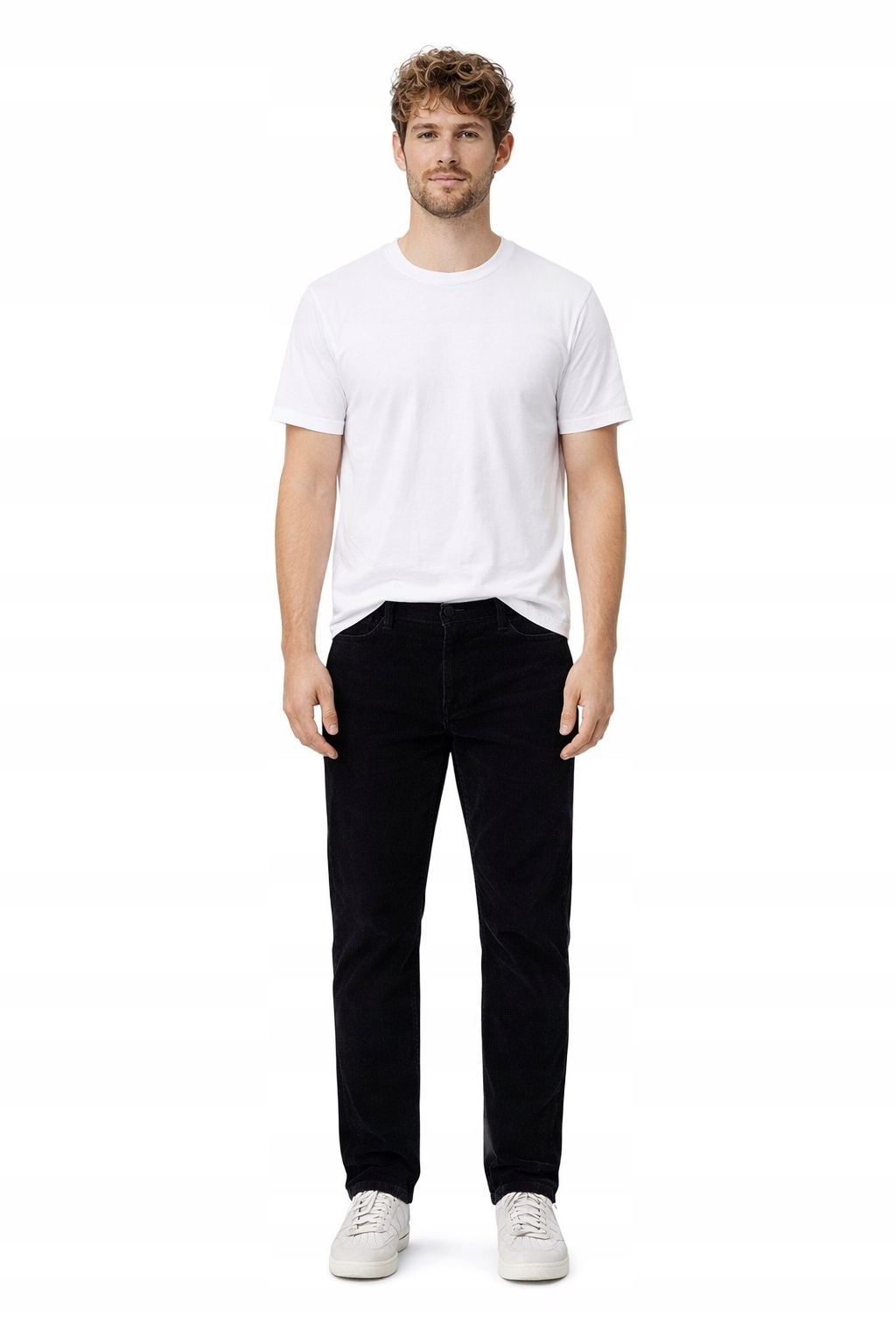 Carhartt Modré Chinos Kalhoty Z Bavlny S Nášivkou 32 I2F