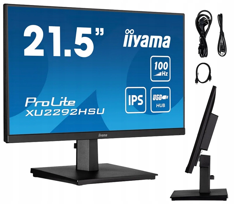 Monitor iiyama ProLite XU2292HSU-B6 22 Ips Led 100Hz 0,4ms /hdmi
