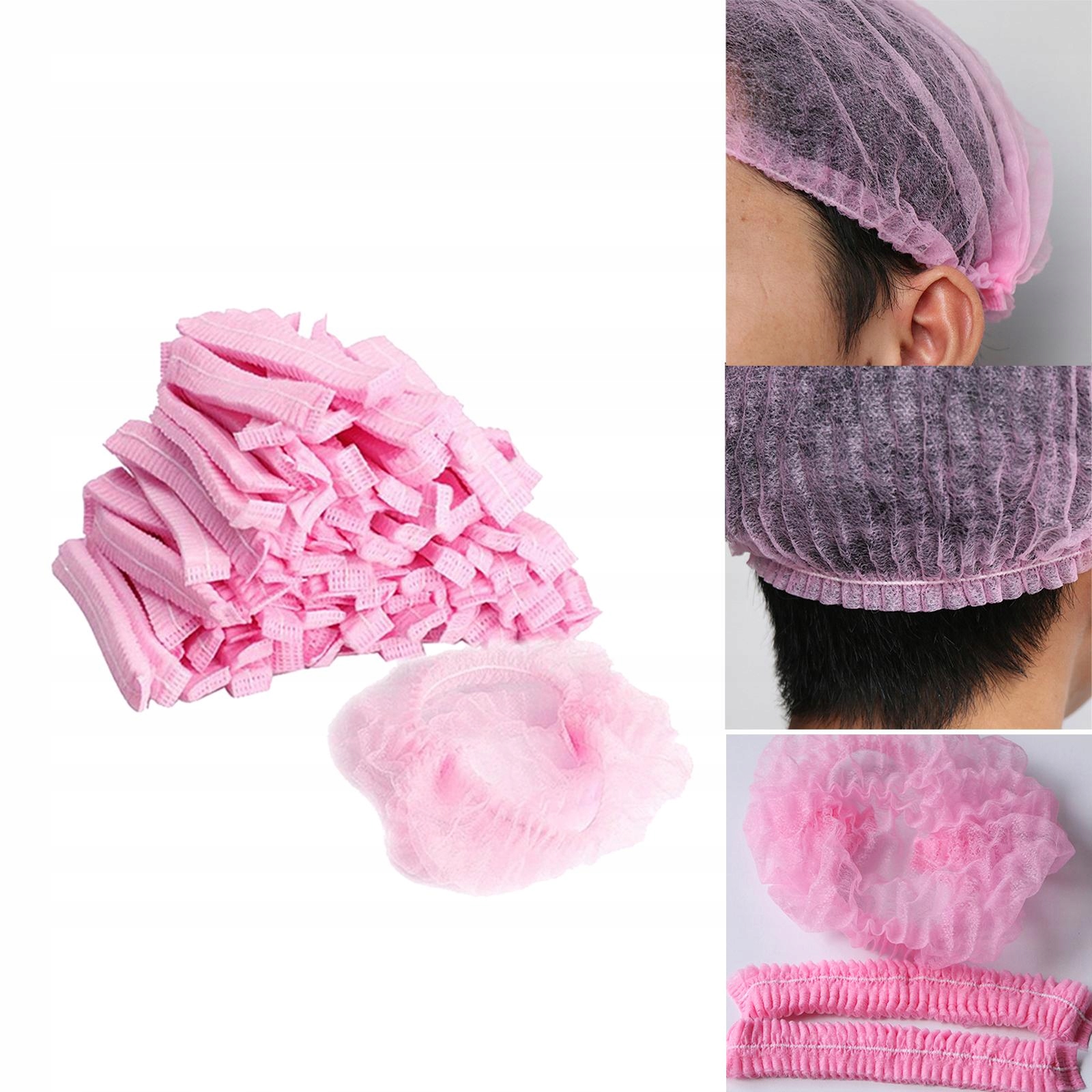 400x Disposable Cap Elastic Hats Head Cover Marka bez marki