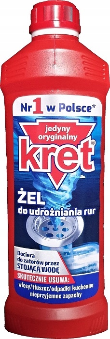 

Żel Kret 0,5l czyszczenie Wc