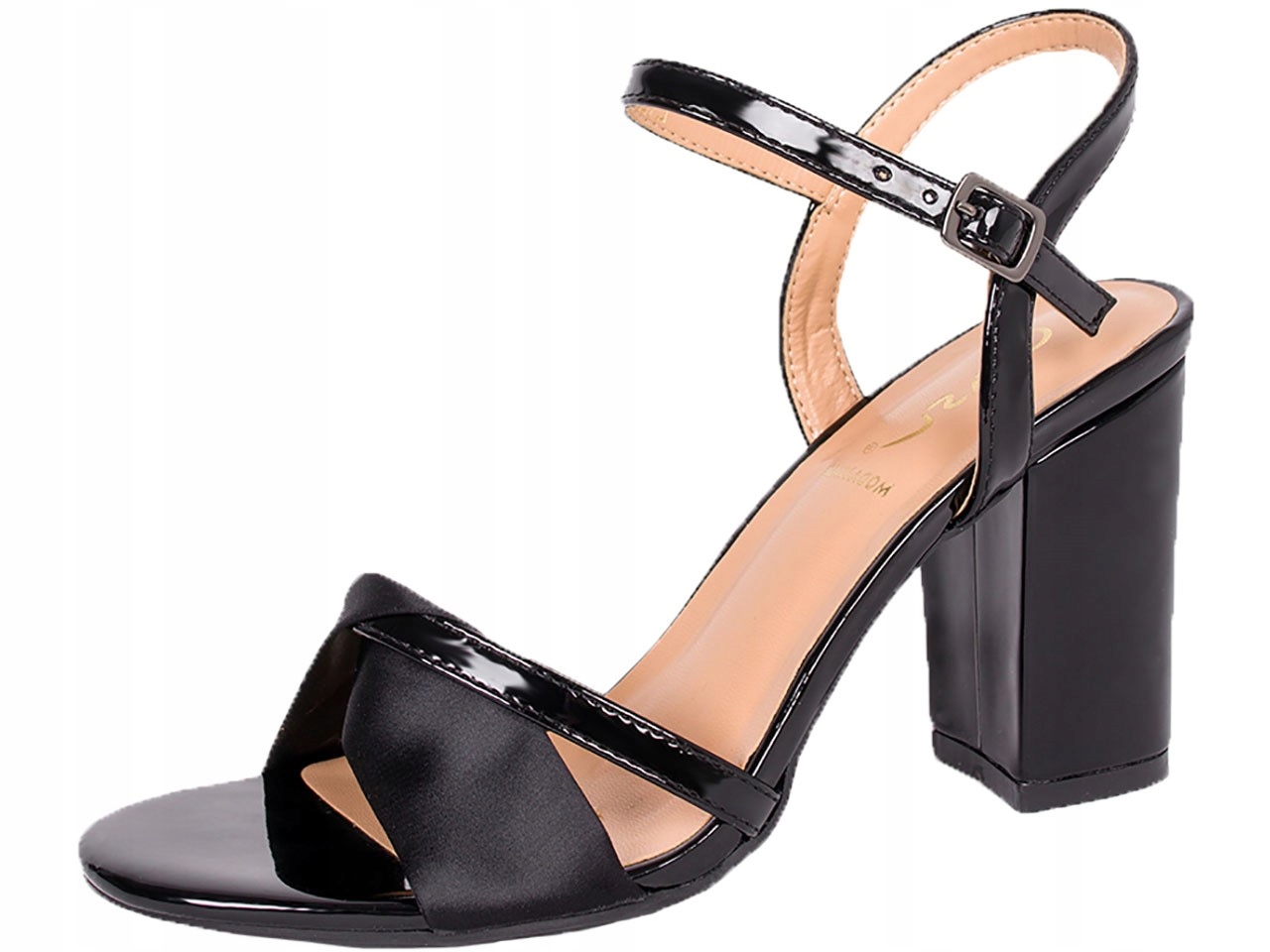 

Sandały Damskie Buty Wygodne Na Obcasie Słupku 37