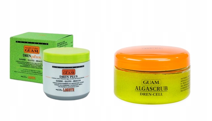 Guam Dren Plus 500g Koncent. bahenní+ Dren Cell peeling 420g