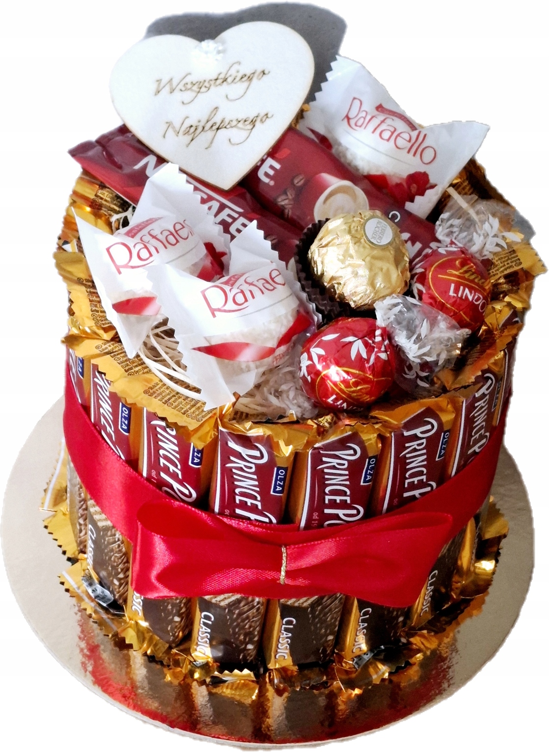 Tort Prince Polo Zestaw Słodyczy Box Urodziny dla Taty Chłopaka