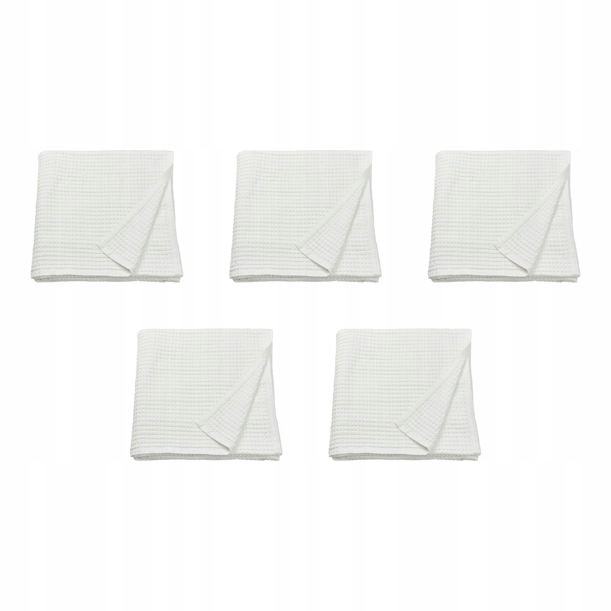 5 ks Přehoz bílý 230x250 cm bavlna z recyklovaného Pelartuja