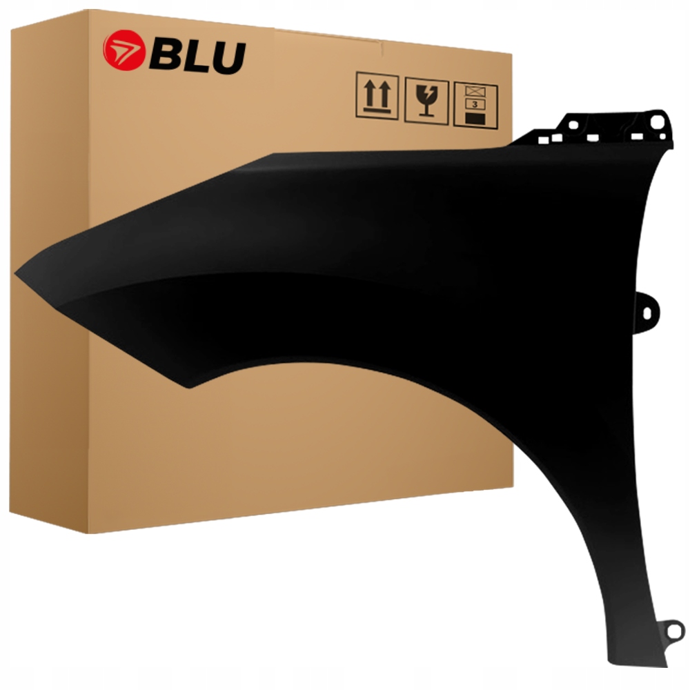 Blu Blatník Peugeot 3008 Ktv levý černý 09-16 přední PerlaSchwarz