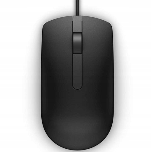 Dell MS116 Mysz Myszka Usb Optyczna 1000DPI Czarna