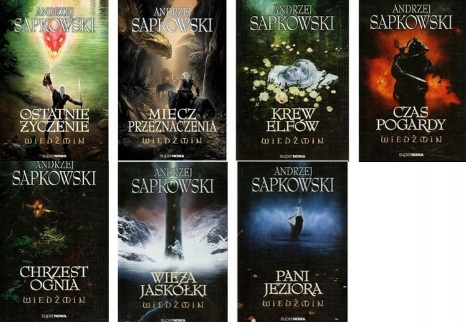Wiedźmin 1+2+3+4+5+6+7 Sapkowski