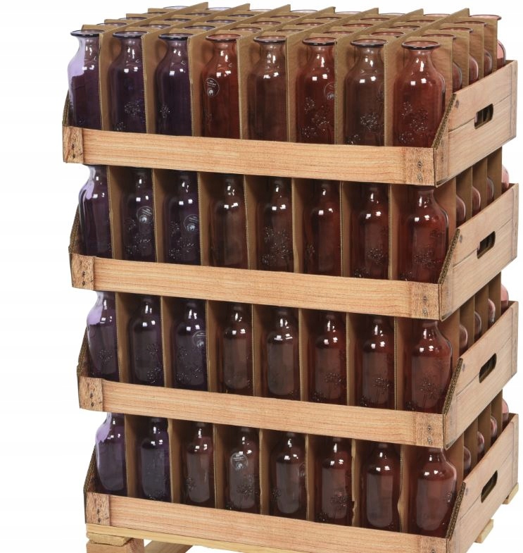 WAZON ZE SZKŁA Z RECYKLINGU 7X19 CM