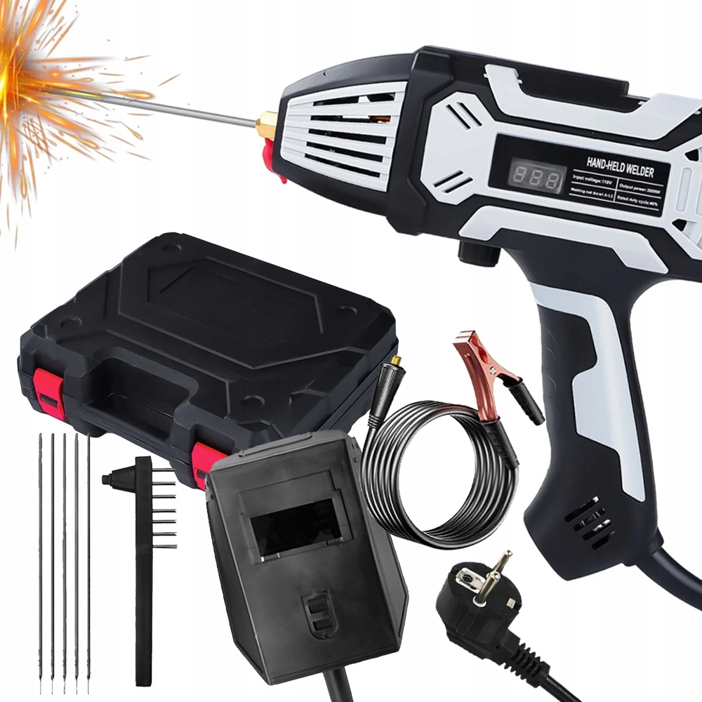 Spawarka 3000W 220V – przenośna, ręczna, warsztatowa, do domu i garażu