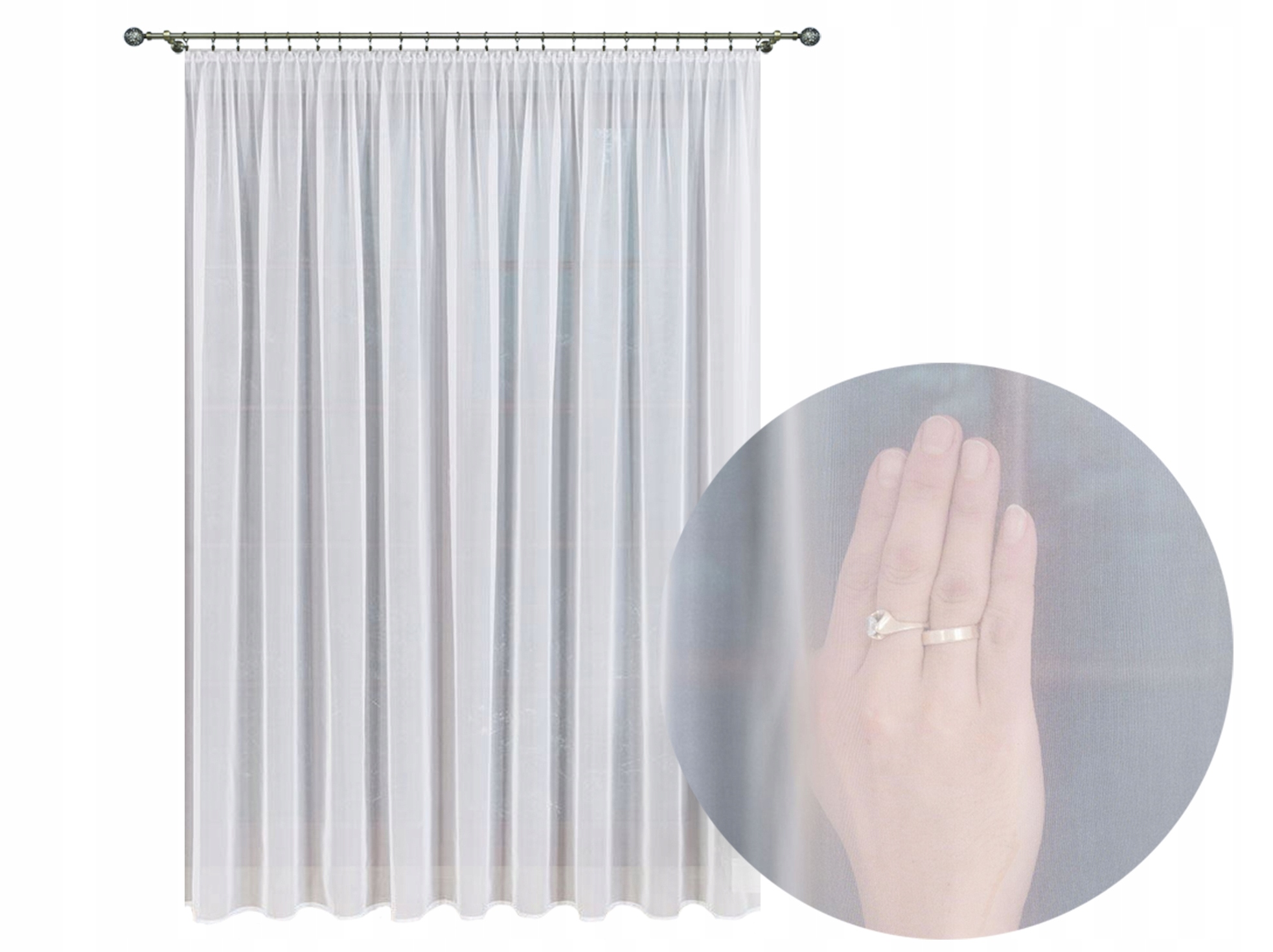 

Gotowa Firanka Firany Na Taśmie Do Salonu Pokoju