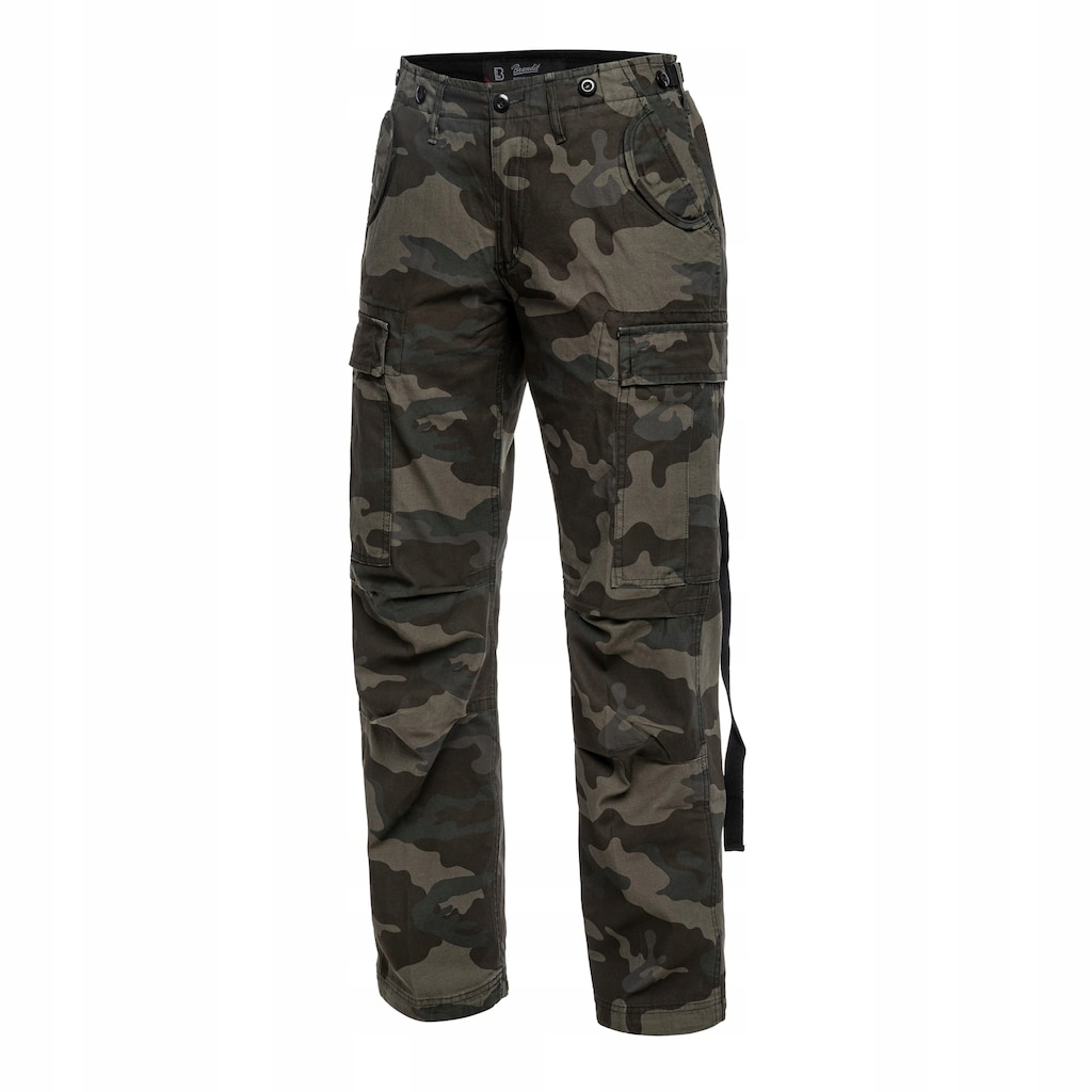 Vojenské taktické kalhoty kapsáče maskáčový Brandit M65 Dark Camo dámské 28
