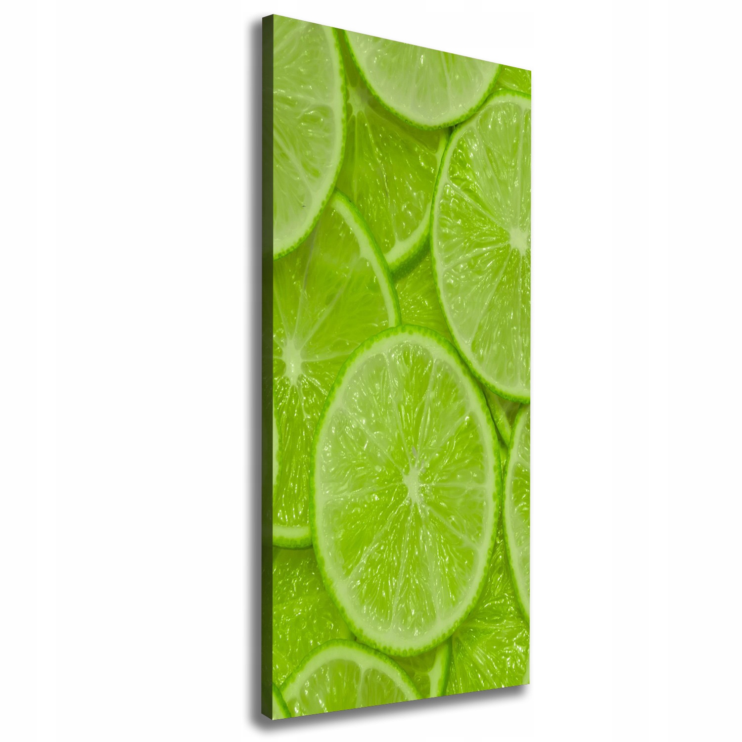 

Nowoczesny obraz canvas na ramie Limonki 50x125 cm