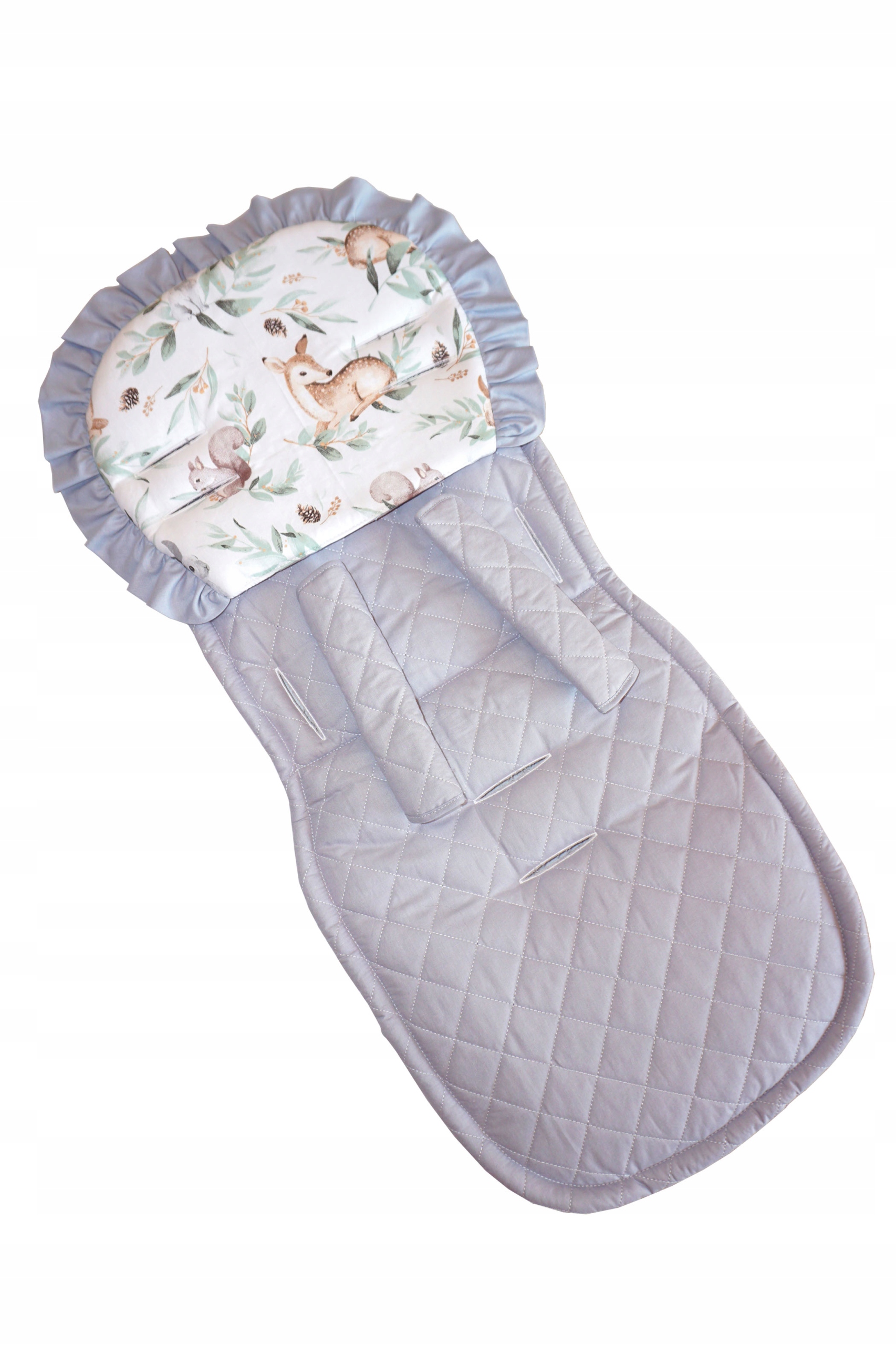 WKŁADKA DO SPACERÓWKI PIKOWANA Z PODUSZKĄ I PASAMI Kod producenta 3814774