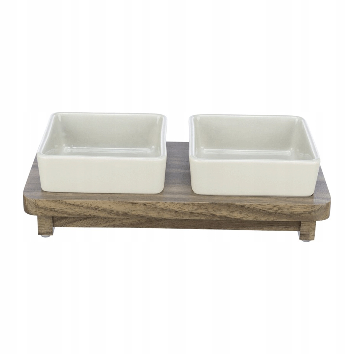 Misky na stojanu keramika 2× 0.4 l CityStyle