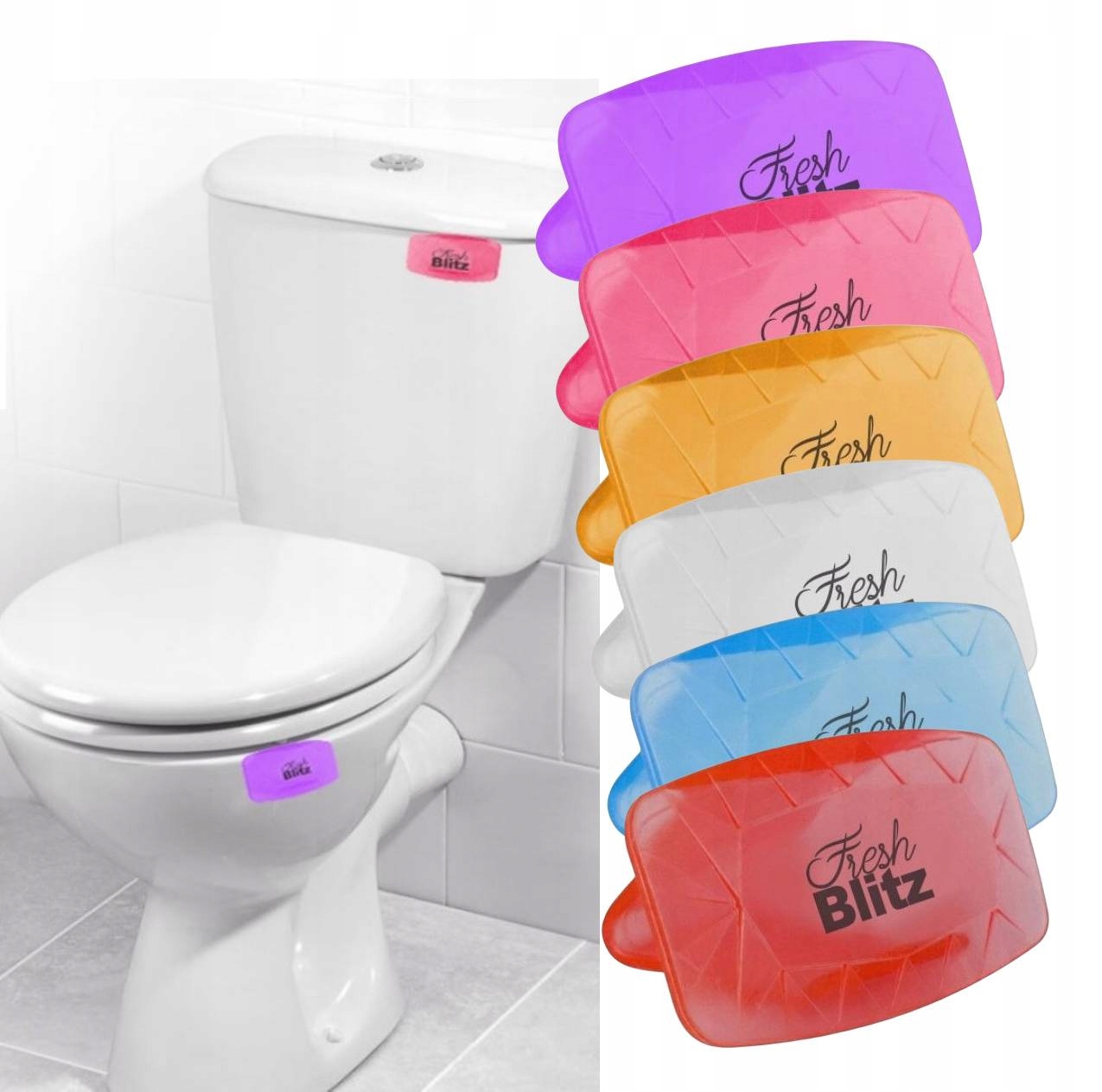 Fresh Blitz toilet clip zawies toalet Mango przeźr — miniatura 2