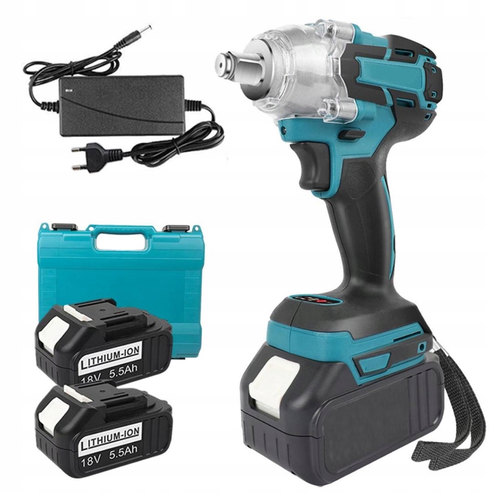 650 Nm Rázový Utahovák 1/2" 3200 Ot/min S Ventilací A Led Osvětlením