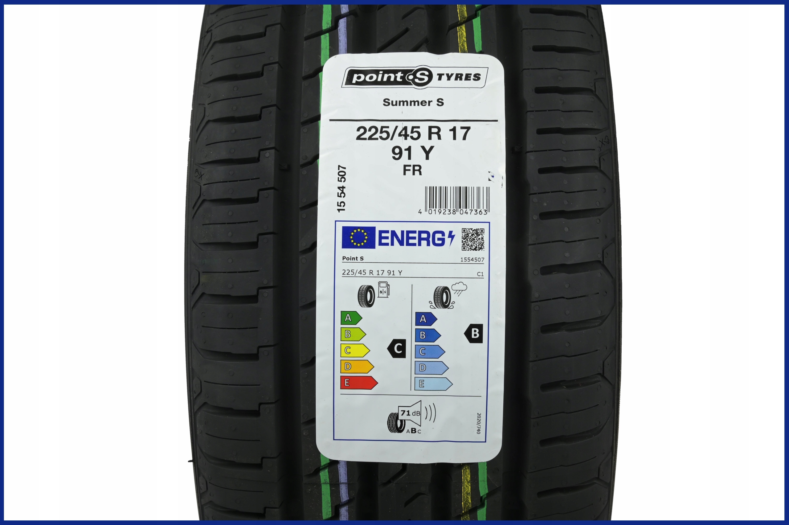 4 x 225 45R17 91Y FR Summer S Point S LATO Mark Point S