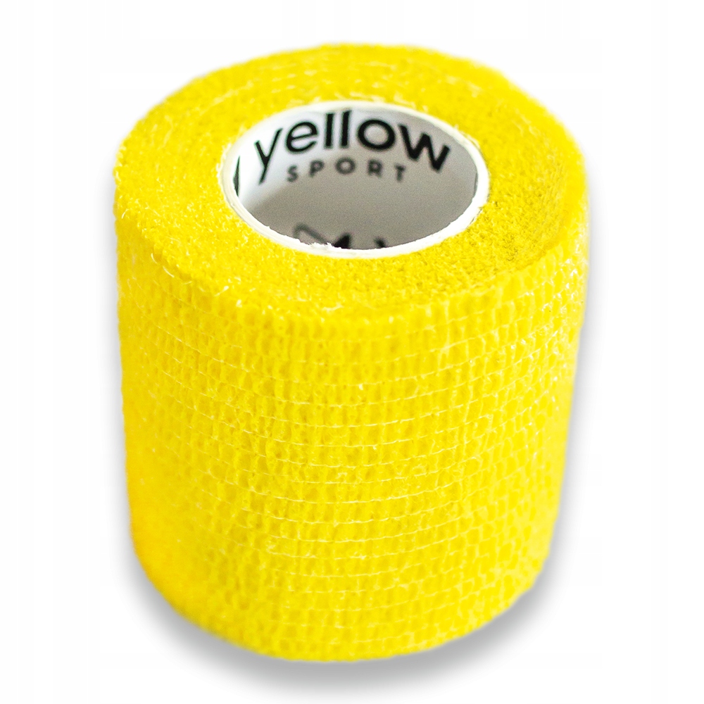 

Bandaż kohezyjny 5cm x 4,5m yellowBAND żółty