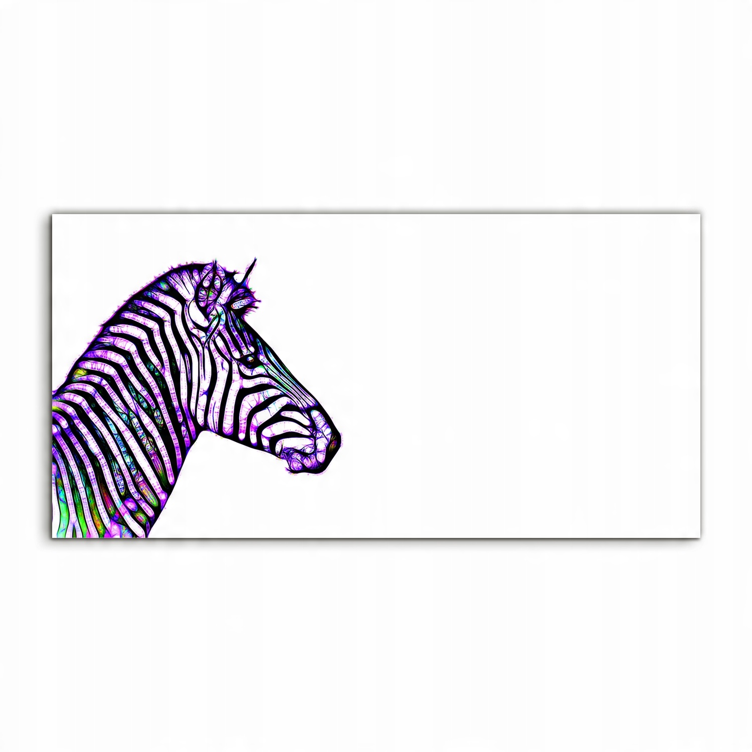 

Fotoobraz 120x60 nowoczesny Zebra Akwarele Sztuka